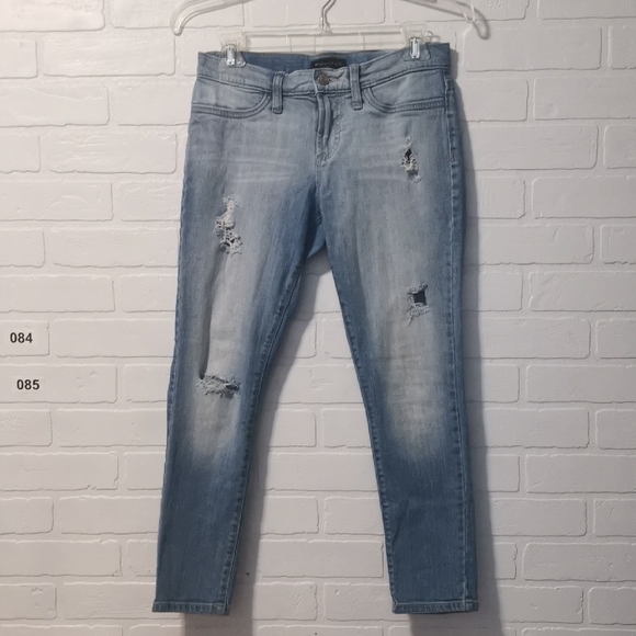 Banana Republic Distressed Light Blue Women's Jeans Size 27/4 #0100 - Picture 1 of 9